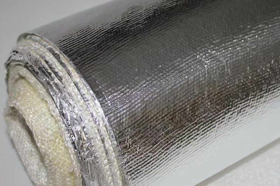 Tykkelse 1-5 mm utvidet glassfiberstoff – for demping Tykkelse 1-5 mm utvidet glassfiberstoff – for demping