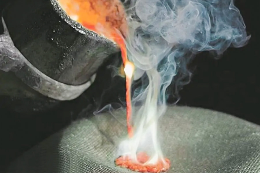 Varmebestandig brannsikkert flammehemmende fiberglassstoff med høy silika